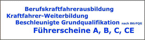 Führerscheine A,B,C,CE